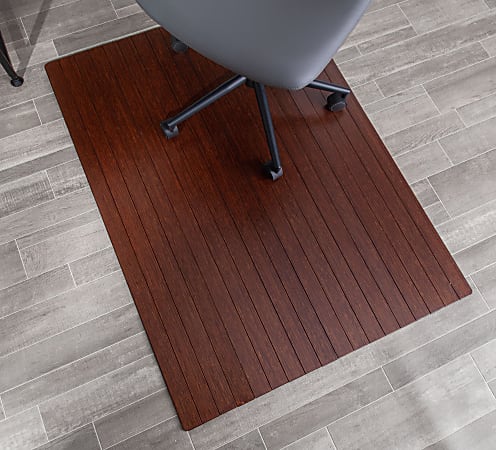 Office depot sales bamboo chair mat