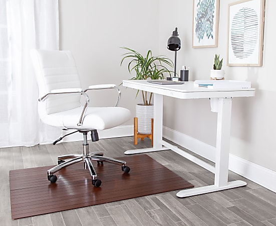 Realspace studded chair mat with lip clearance