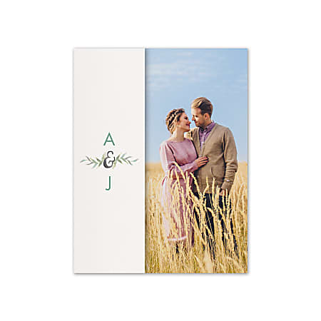 Custom Full Color Save The Date Postcards 5 12 x 4 14 Our Wedding Date Box  Of 25 Cards - Office Depot