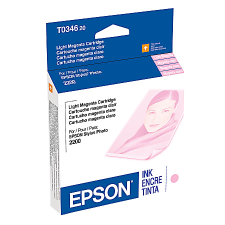 Epson® T0346 (T034620) UltraChrome™ Light Magenta Ink Cartridge
