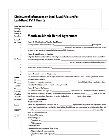 adams month to month rental agreement office depot