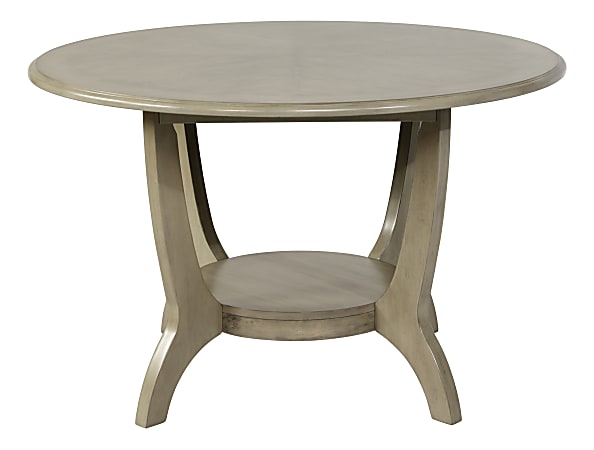 Powell Brenter Dining Table, 30" x 47-15/16", Driftwood Gray
