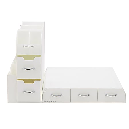 Mind Reader Combo 2-Piece Drawer And Condiment Organizer,
