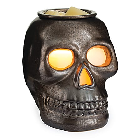 Candle Warmers Etc Illumination Fragrance Warmer, 8-13/16" x 5-13/16", Skull