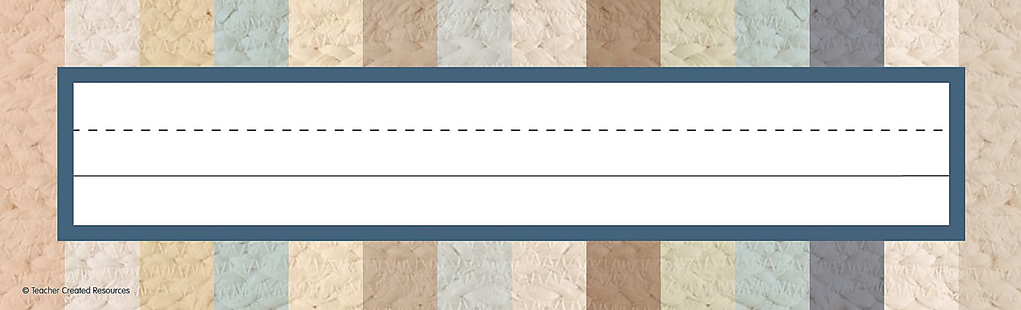 Teacher Created Resources Flat Name Plates, 3-1/2" x 11-1/2", Everyone is Welcome, Pack Of 36 Name Plates