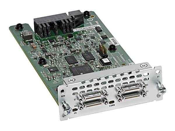 Cisco WAN Network Interface Module - Serial adapter - RS-232/449/530/V.35/X.21 x 4 - for Cisco 4451-X