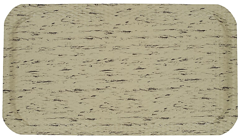 Hog Heaven Marble Top Floor Mat, 5/8" Thick, 3' x 5', Amber Maple