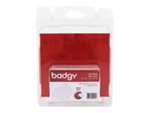 Badgy - Polyvinyl chloride (PVC) - 20 mil - white - 100 card(s) cards - for Badgy 100, 200, 1st Generation