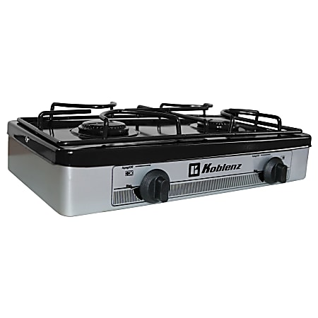 Koblenz 2-Burner Outdoor Stove, Silver
