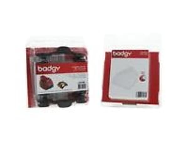 Badgy Full kit - YMCKO - print ribbon cassete / PVC cards kit - for Badgy 1st Generation