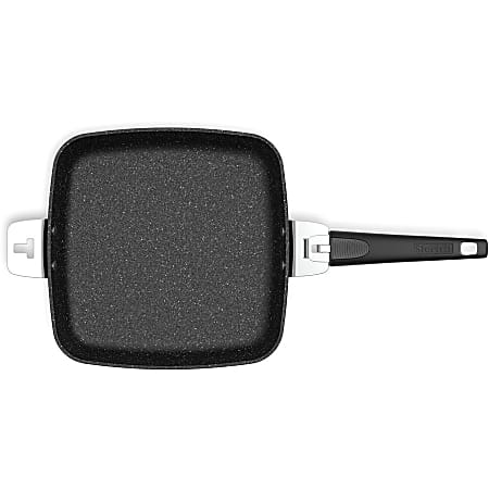 The Rock 9 Inch Fry PanSquare Dish with T Lock Detachable Handle