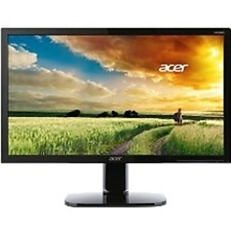 Acer KA220HQ 21.5" Full HD LED LCD Monitor - 16:9 - Black - Twisted Nematic Film (TN Film) - 1920 x 1080 - 16.7 Million Colors - 200 Nit - 1 ms - HDMI - VGA