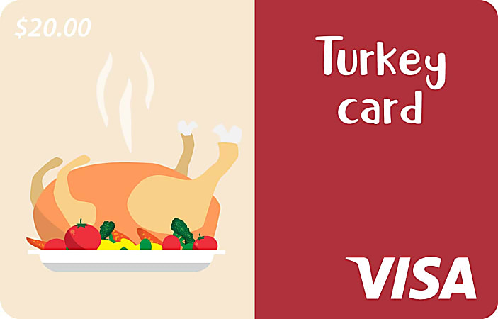 $20 Turkey Card