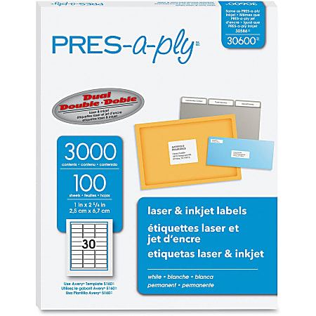 PRES a ply 30600 Labels - Office Depot