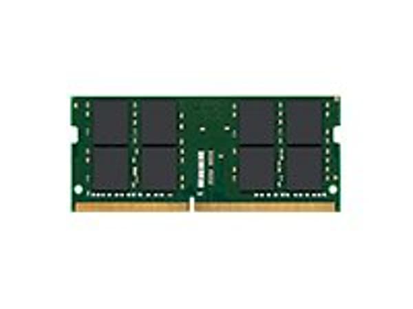 Kingston 32GB DDR4 SDRAM Memory Module - 32 GB - DDR4-2666/PC4-21300 DDR4 SDRAM - 2666 MHz - CL19 - 1.20 V - Non-ECC - Unbuffered - 260-pin - SoDIMM - Lifetime Warranty