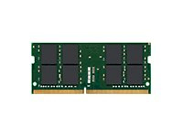 Kingston - DDR4 - module - 32 GB - SO-DIMM 260-pin - 2666 MT/s / PC4-21300 - CL19 - 1.2 V - unbuffered - non-ECC