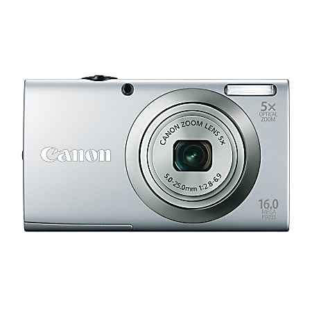 Canon PowerShot A2300 16.0-Megapixel Digital Camera, Silver