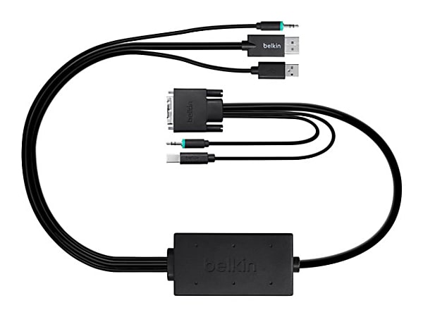Belkin DisplayPort/DVI KVM Cable - 10 ft DisplayPort/DVI KVM Cable for KVM Switch - First End: 1 x DisplayPort Digital Audio/Video - Male - Second End: 1 x DVI Digital Video