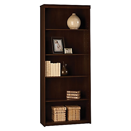 Ameriwood™ Home Westmont 5-Shelf Bookcase, Resort Cherry