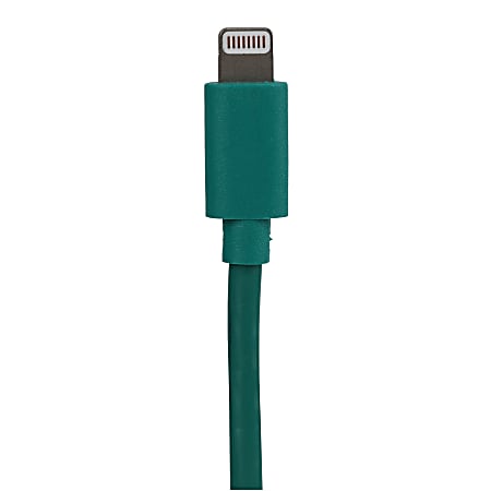 Vivitar OD1006 USB-A To Lightning Cable, 6', Teal