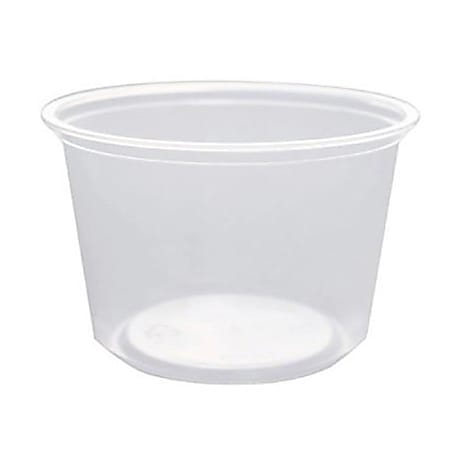 To-Go Food Containers With Top-Hinged Lids, 4-1/2, Black/Clear, Case Of  300 Containers - Zerbee
