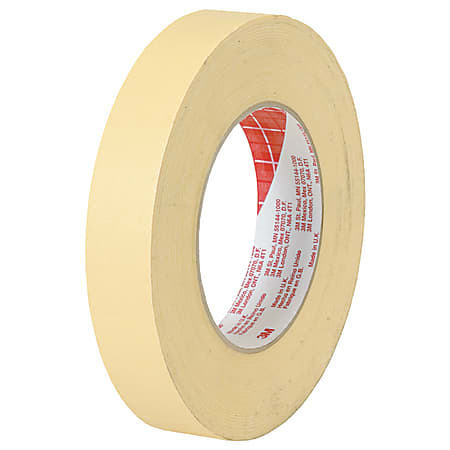 Scotch® High-Temperature Masking Tape, 3" Core, 1" x 60 Yd., Tan, Case Of 12