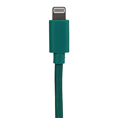 Vivitar OD1010 USB-A To Lightning Cable, 10', Teal