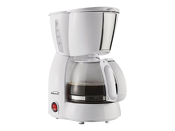 Brentwood TS-213 - Coffee maker - 4 cups - white