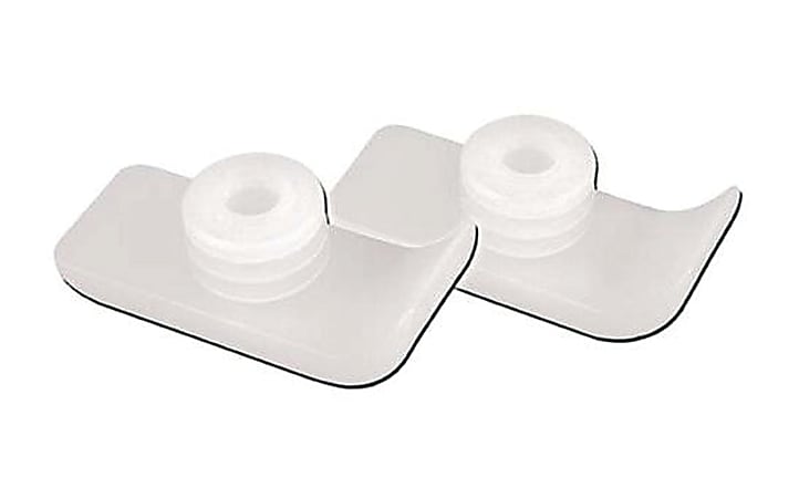 Medline Guardian Walker Ski/Glider Caps, White, Case Of 6 Pairs