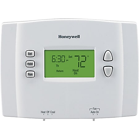 Honeywell Thermostat, 4-3/4" H x 3-3/8" W x 1-1/8" D, White, RTH2300B1012A