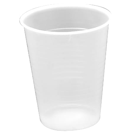 Genuine Joe Translucent Plastic Beverage Cups, 9 Oz., Clear, Box Of 2,400