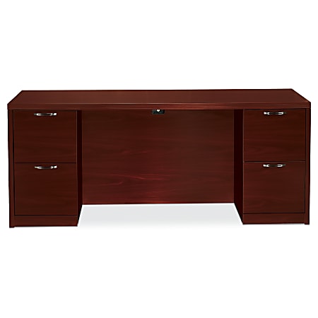 HON® Valido™ Kneespace Credenza, Mahogany