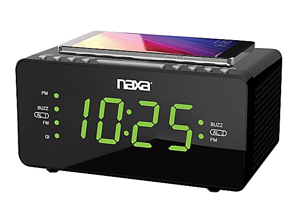 Naxa NRC-191 - Clock radio - shiny black