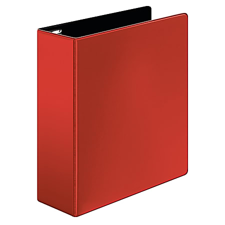 Cardinal® EasyOpen® Locking D-Ring Binder, 3" Rings, Red