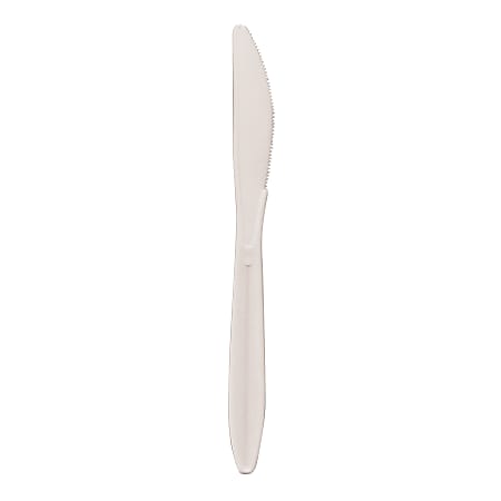 Dixie® Bulk Case Plastic Knives, White, Case Of 1,000