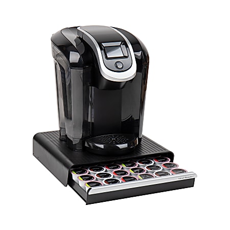 Mind Reader Single Serve Coffee Pod Drawer, 36 Coffee Pod Capacity, Black