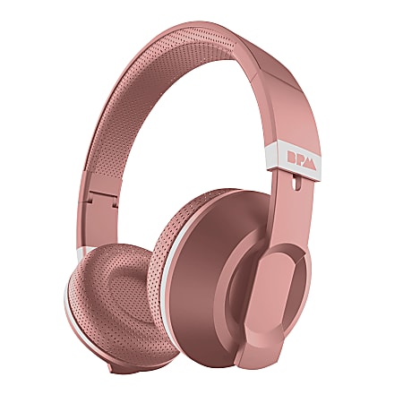 BPM Perforated Bluetooth® On-Ear Headphones, Rose Gold