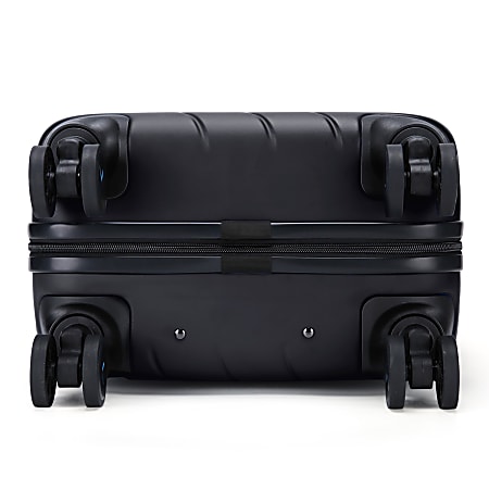 BAGSMART Polycarbonate Rolling Daren Carry On Suitcase 21 34 H x
