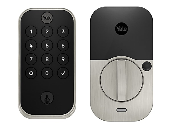 Yale Assure YRD410-WF1-619 - Door lock - combination, smartphone app - smart lock - keypad - satin nickel