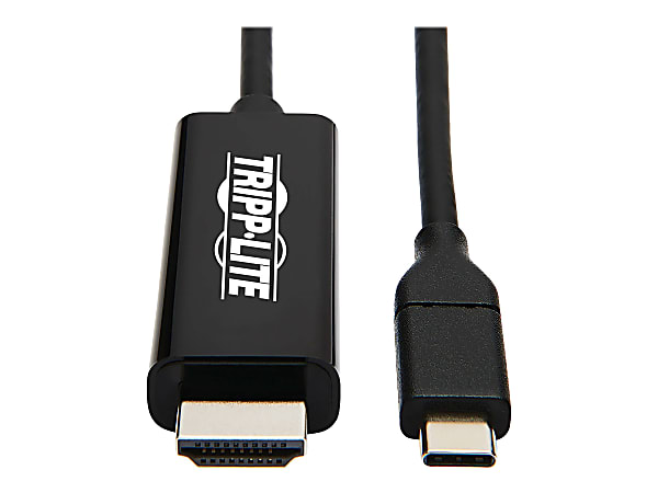 Tripp Lite USB C To HDMI Adapter Cable, 3', Black