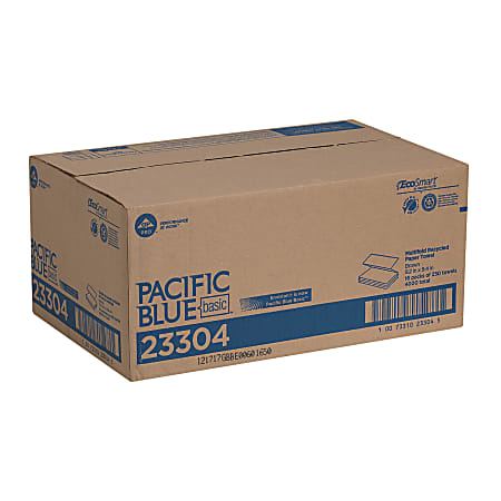 Pacific Blue Basic by GP PRO 1 Ply Multifold Paper Towels 9.2 X 9.4 ...