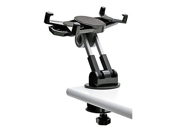 Tripp Lite Full-Motion Universal Tablet Desk Clamp Mount 7" to 10" screen - Mounting kit (desk clamp mount, flexible arm) - for tablet - plastic, metal - black - screen size: 7"-10" - desktop