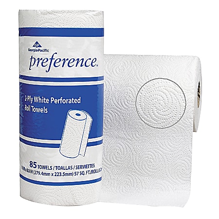 Georgia-Pacific® by GP PRO Preference® 2-Ply Paper Towels, Roll Of 85 Sheets