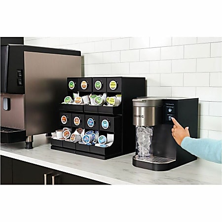 Keurig K 2550 Single Serve Commercial K Cup Pod Coffee Maker With 110oz  Water Reservoir Bundle BlackSilver - Office Depot