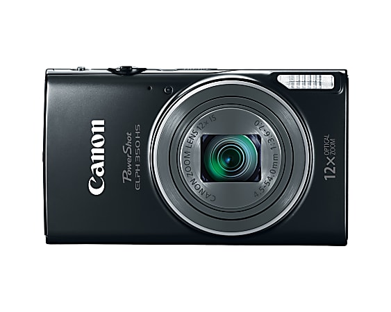 Canon PowerShot ELPH350 HS 20.2 Megapixel Digital Camera, Black