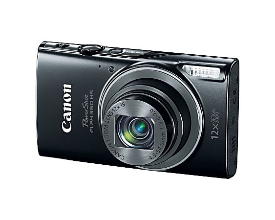 Canon PowerShot ELPH350 HS 20.2 Megapixel Digital Camera Black