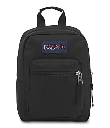 JanSport Big Break Lunch Bag, 9-1/4”H x 8-5/8”W x 3”D, 70% Recycled, Black