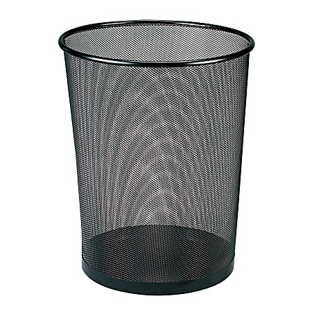 Office Depot Brand Black Mesh Wastebasket - Office Depot