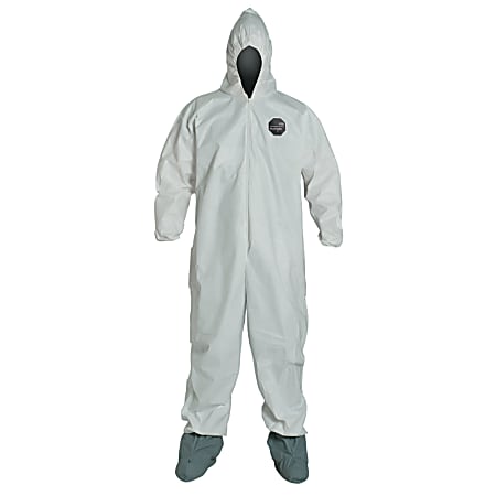 DuPont™ ProShield NexGen Coveralls With Hood And Boots, XXL, White, Pack Of 25