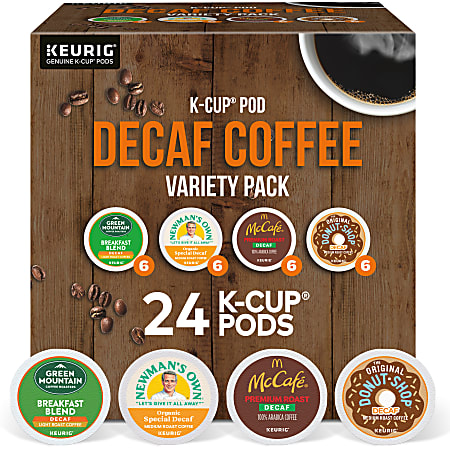 Keurig Green Mountain Coffee Roasters K Cup Variety Sampler Decaf Coffee Pack, Box Of 24 K Cup Pods